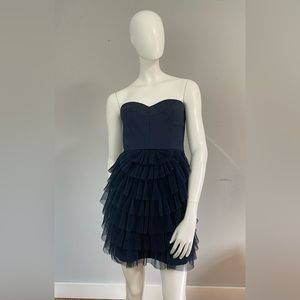 BCBGMAXAZRIA Cocktail Dress Navy Blue